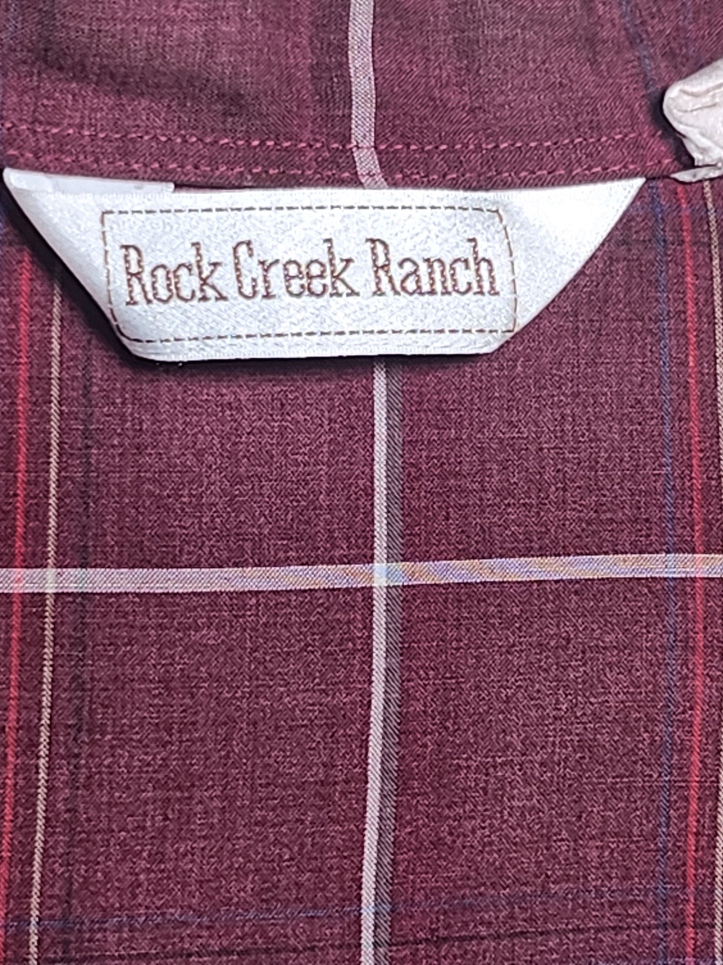 Rock Creek Ranch Vintage Sheer Pearl Snap Shirt