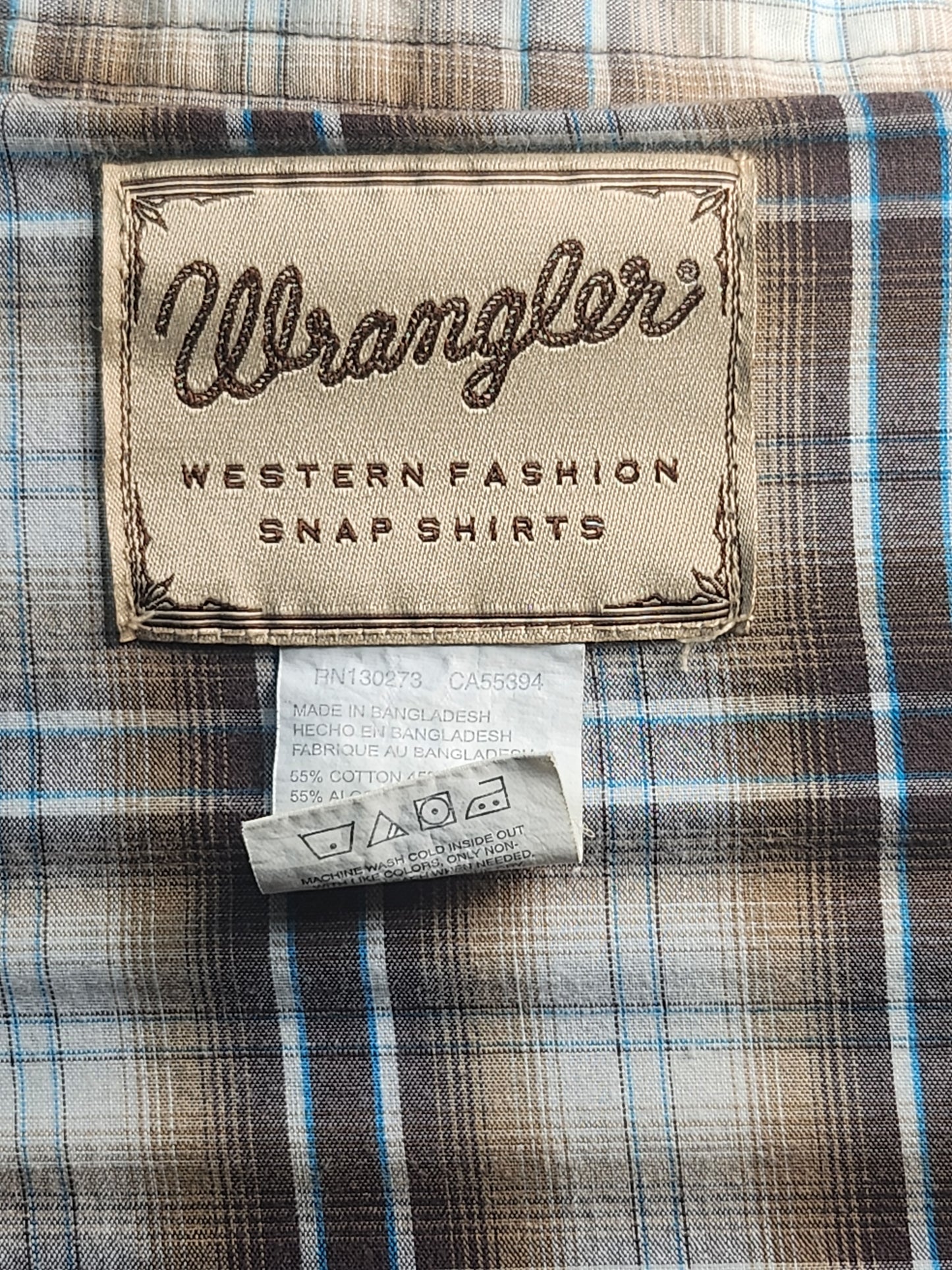 Wrangler Light Weight Pearl Snap Shirt