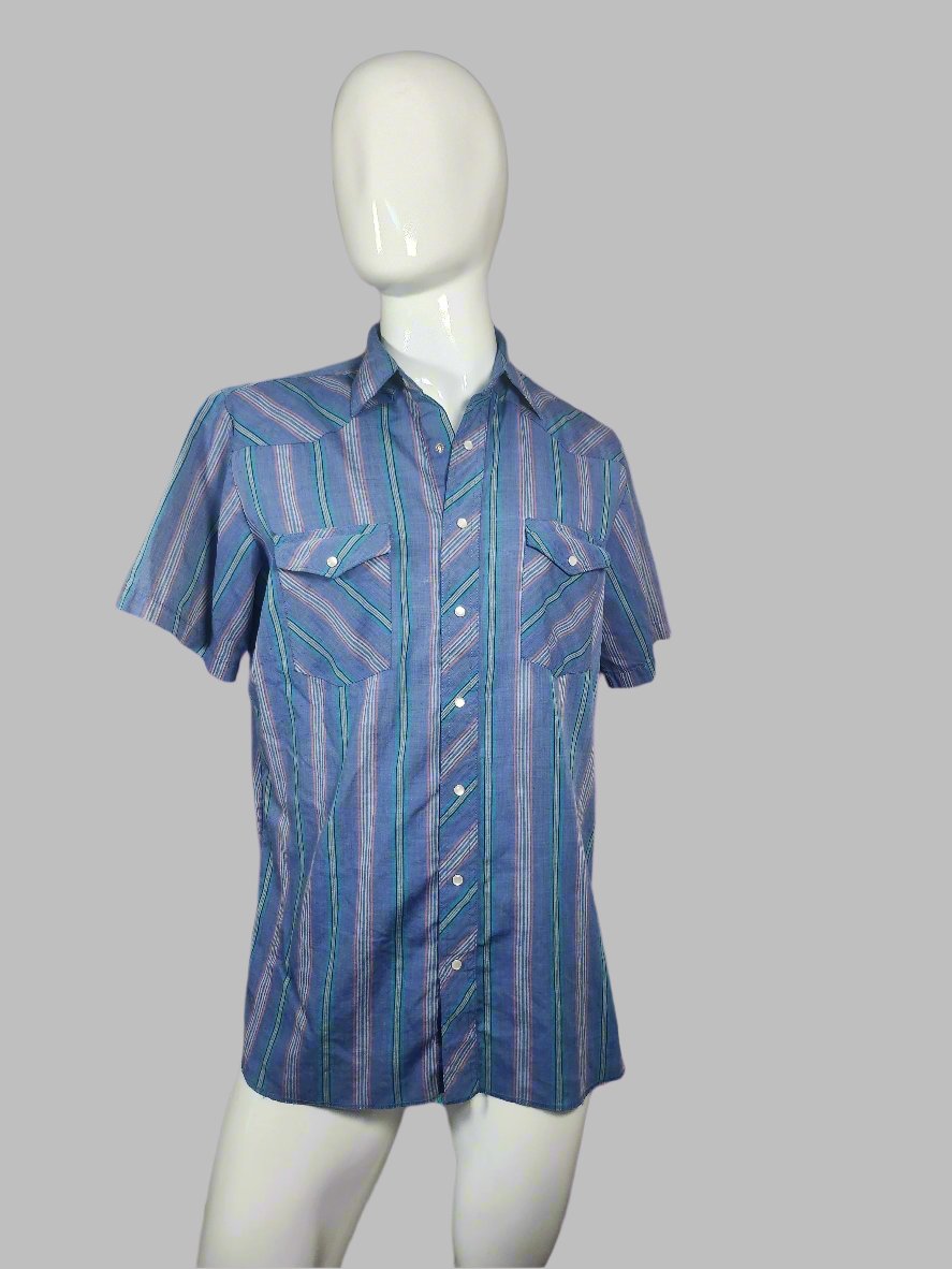 Wrangler Vintage Light Weight Pearl Snap Shirt