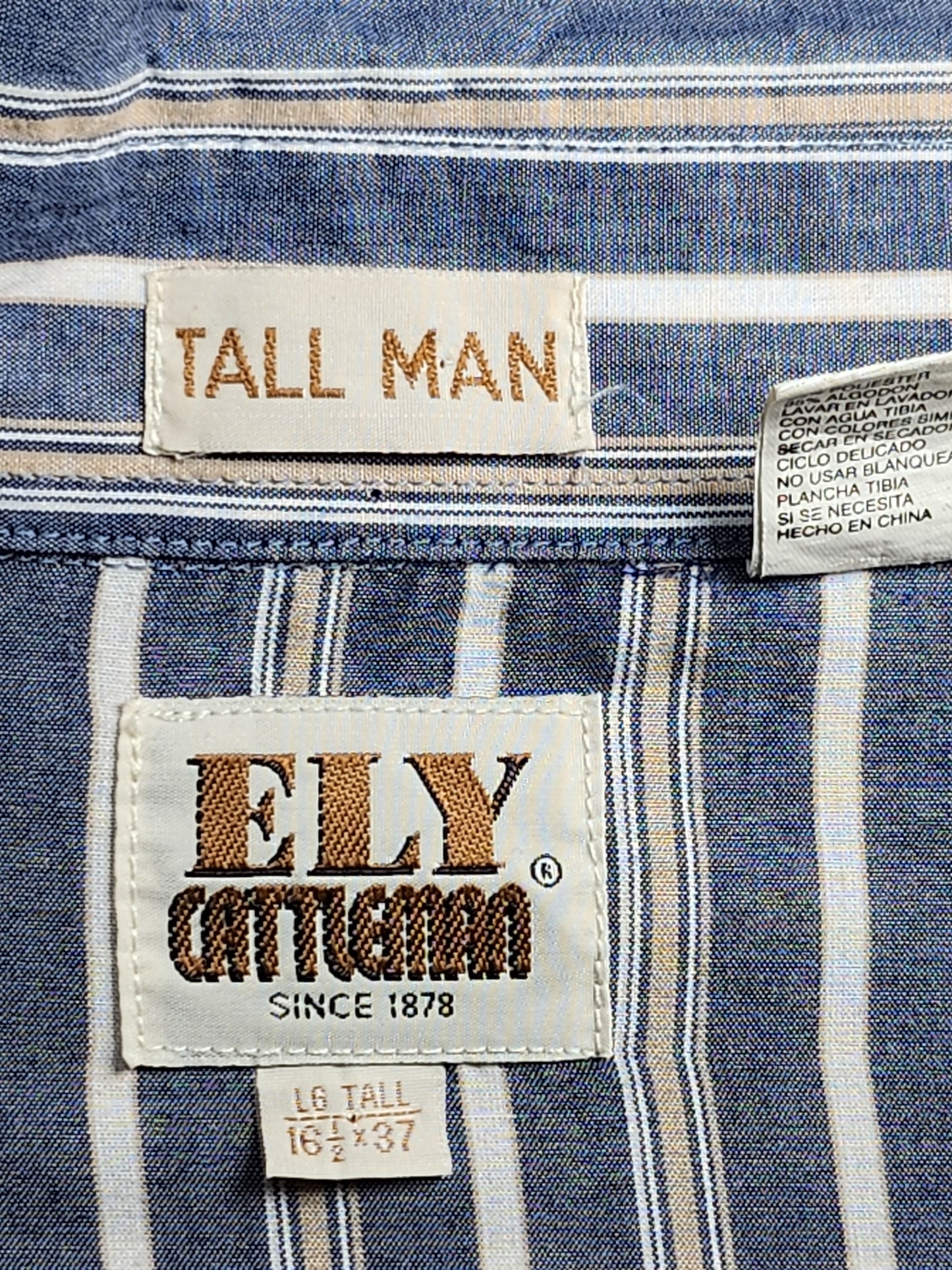 Ely Cattleman Vintage Medium Weight Pearl Snap Shirt