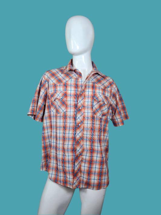 Wrangler Vintage Light Weight Pearl Snap Shirt