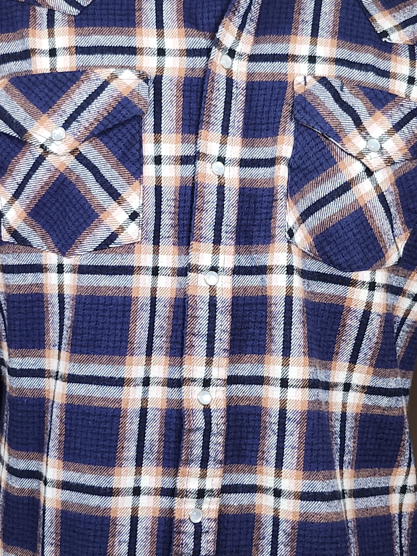 Ely Cattleman Vintage Heavy Weight Flannel Pearl Snap Shirt