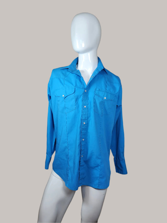 Diamond Ranchwear Vintage Medium Weight Pearl Snap Shirt