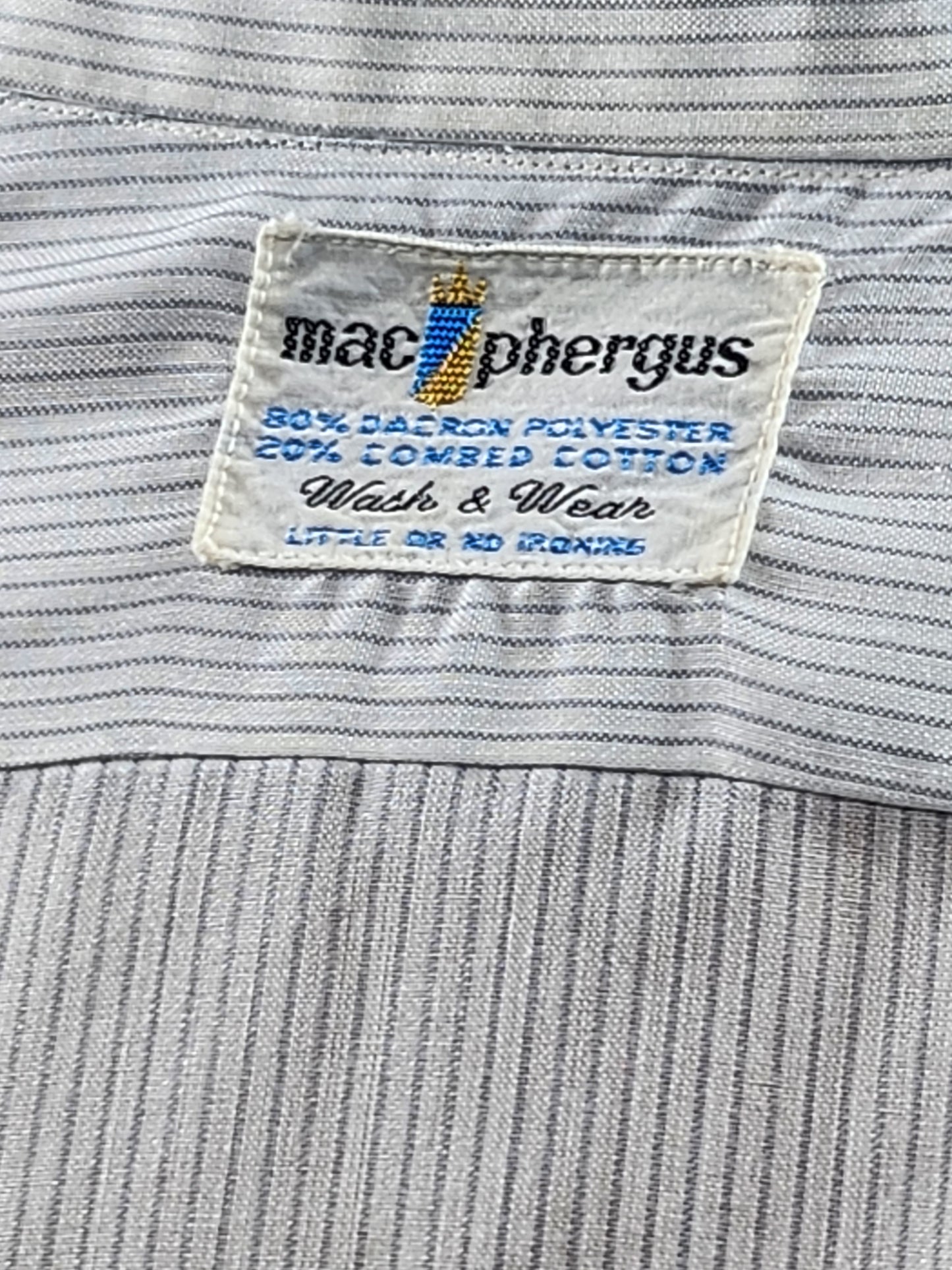 Mac Phergus Vintage Sheer Dress Shirt