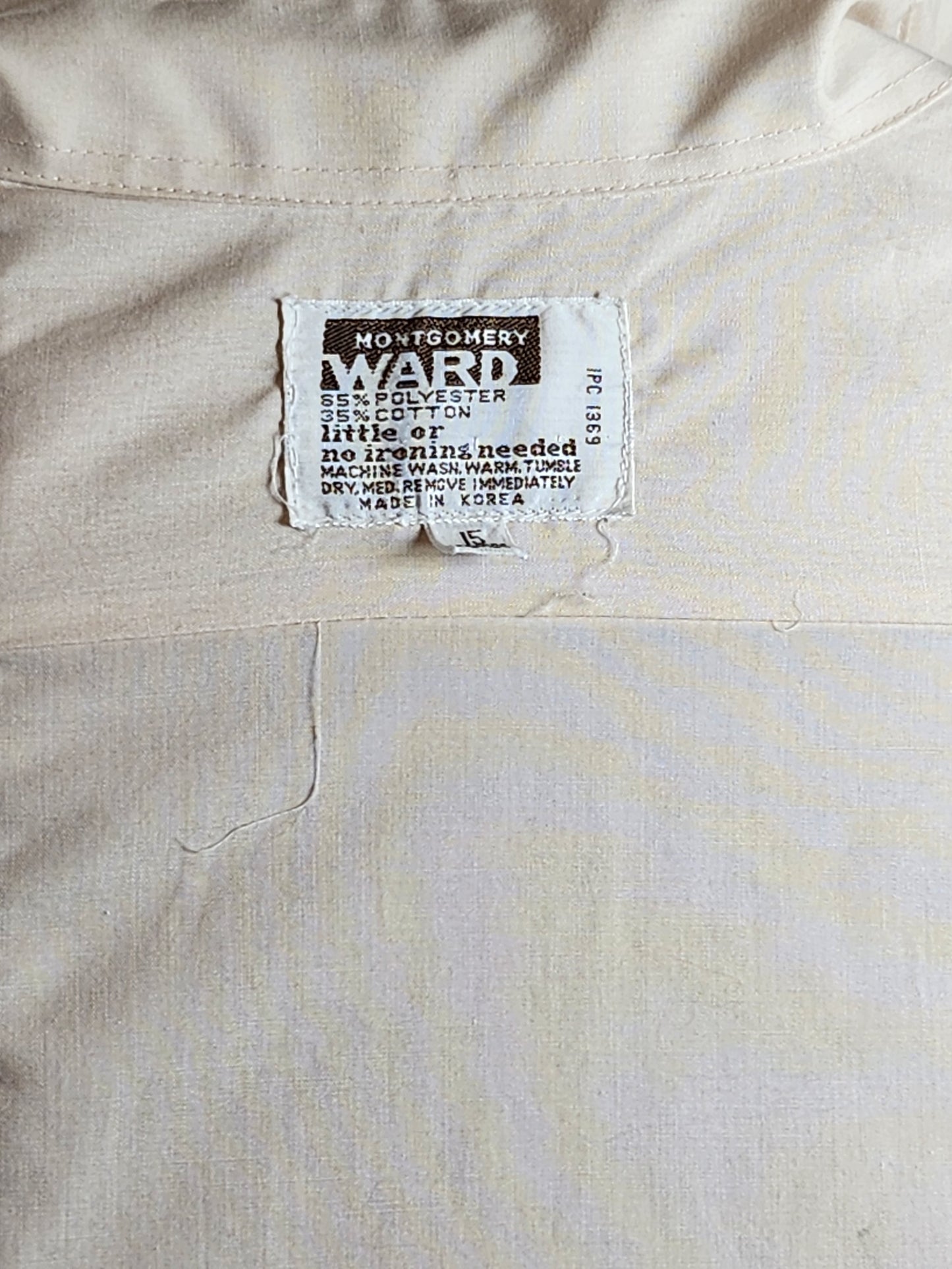 Montgomery Ward Vintage Light Shirt