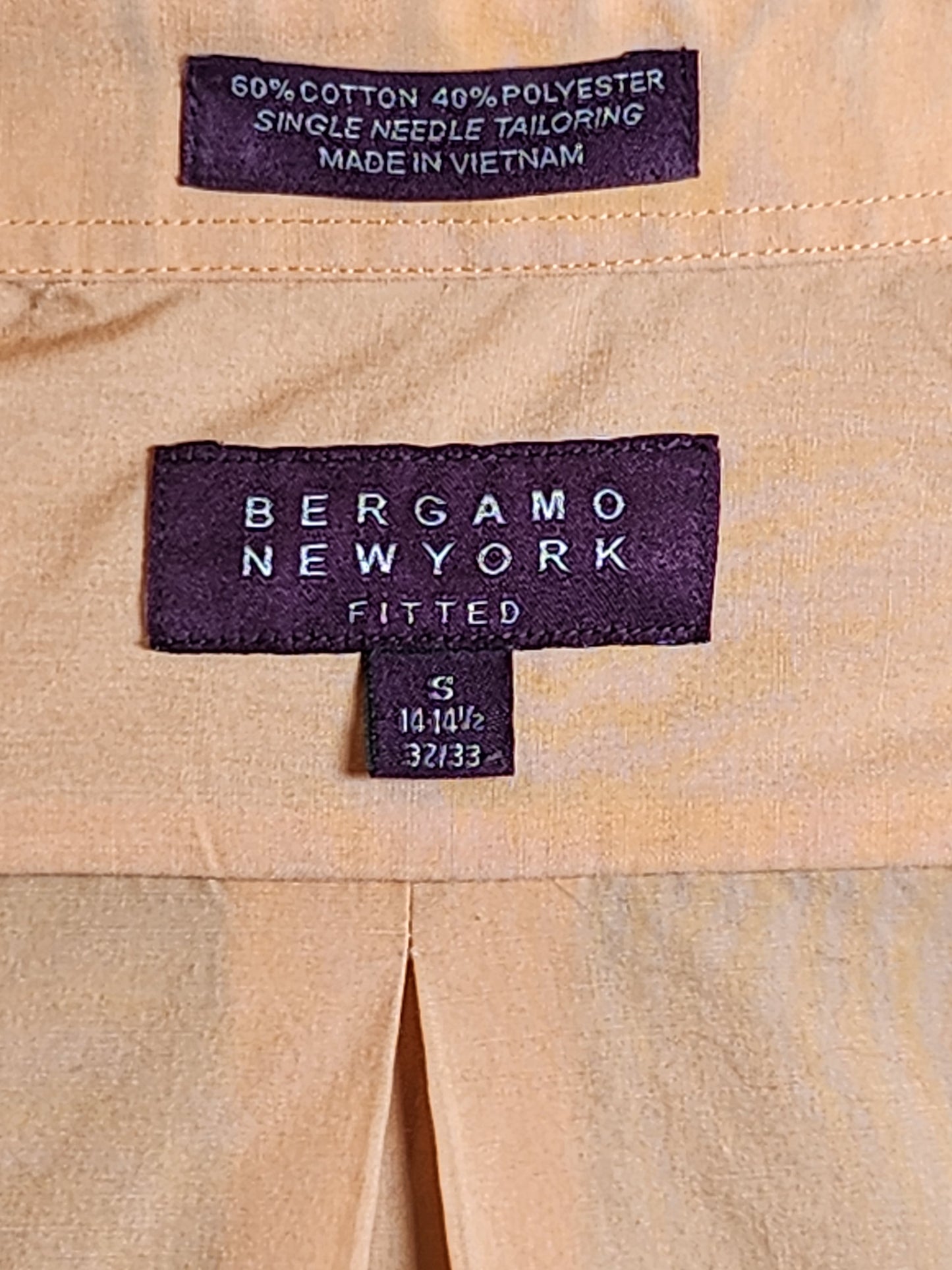 Bergamo NY Light Weight Vintage Dress Shirt