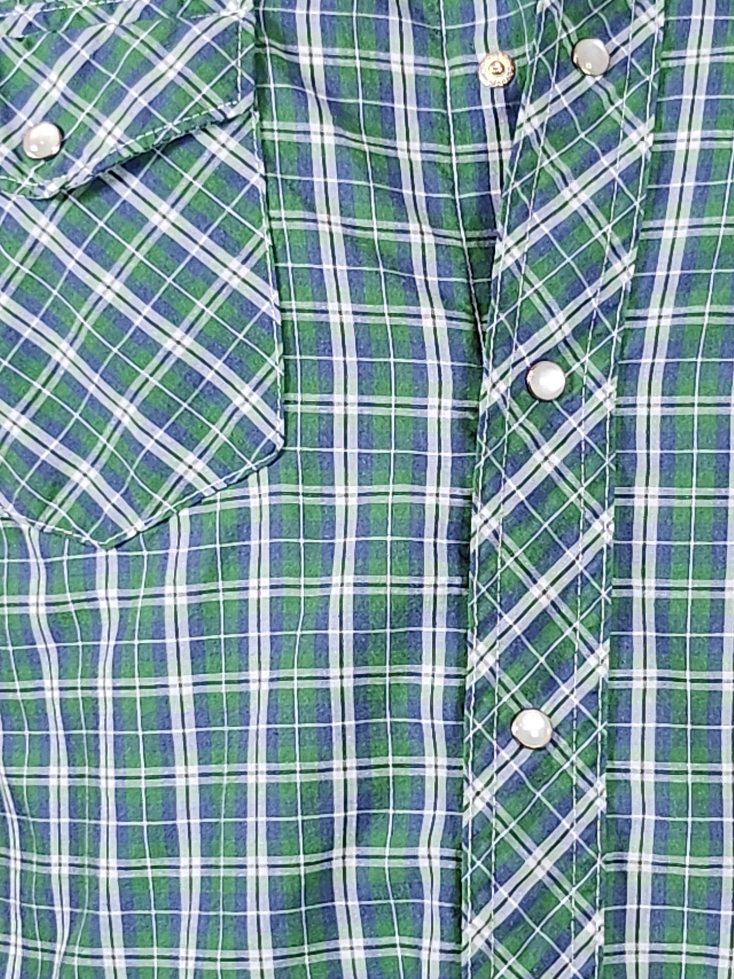 Wrangler Light Weight Pearl Snap Shirt