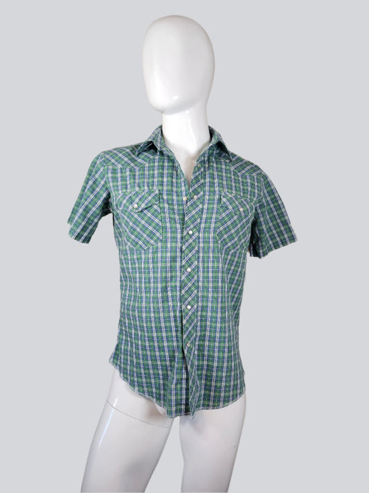 Wrangler Light Weight Pearl Snap Shirt