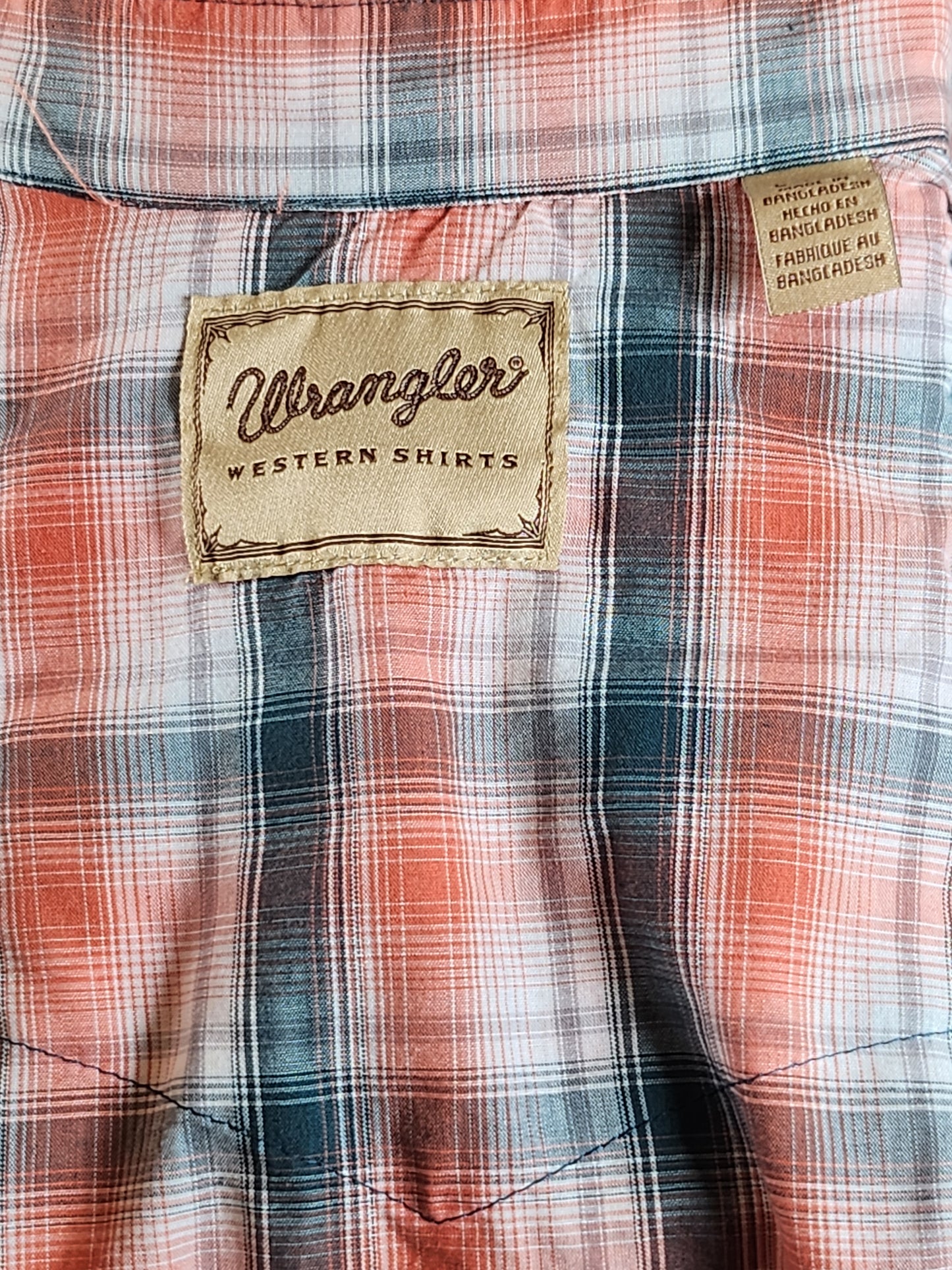 Wrangler New Era Medium Weight Pearl Snap Shirt