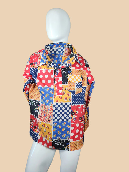 SKYR Vintage 60/70's Nylon Print Shirt